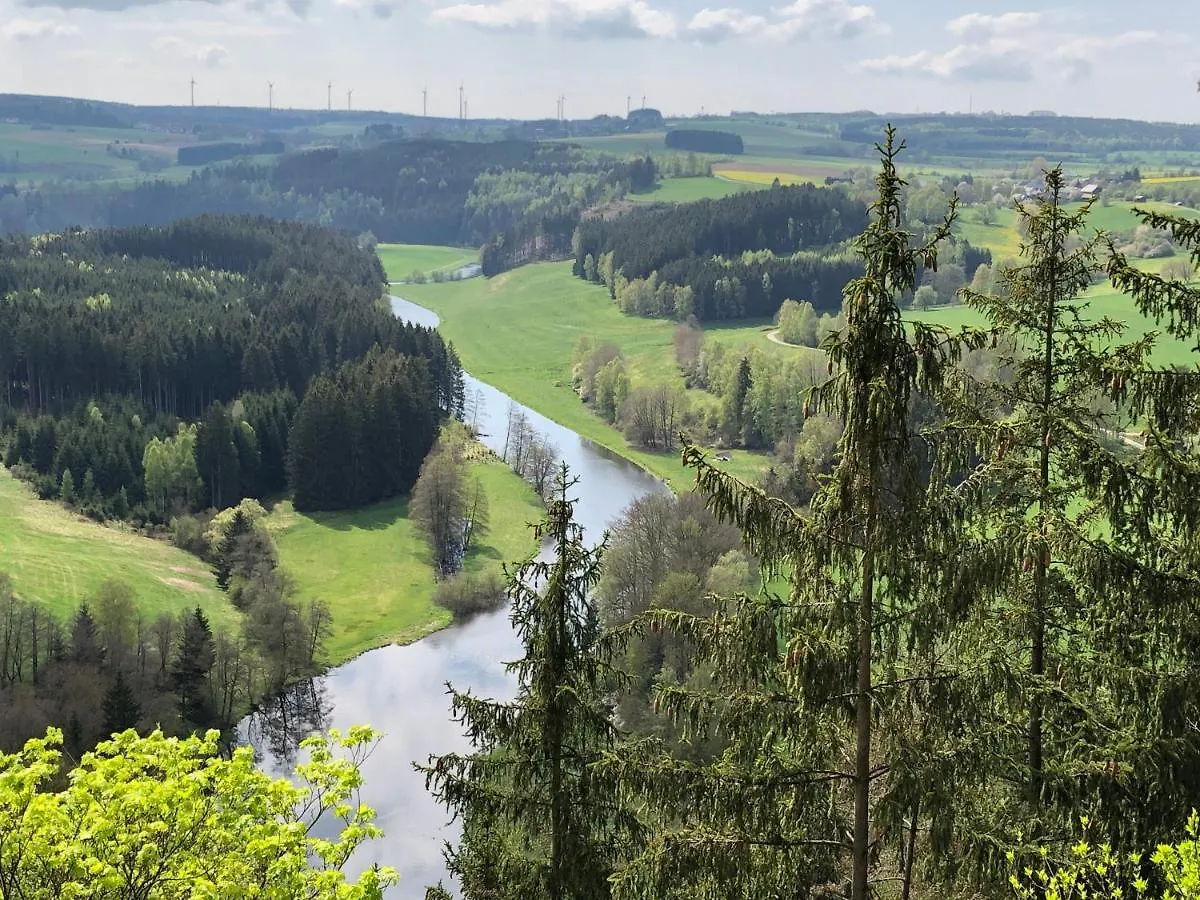 Chalet-Ferienwohnung Aehrenglueck, 70 Qm, Wellness/Fitness/Sauna - Bergroedelhof Feilitzsch Germany